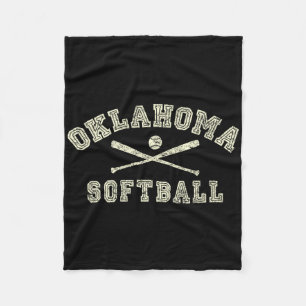Vintage Oklahoma Softll Gear _1  Fleece Blanket