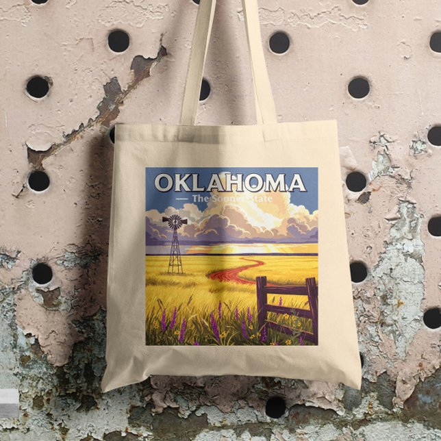 Vintage Oklahoma Tote Bag (Creator Uploaded)