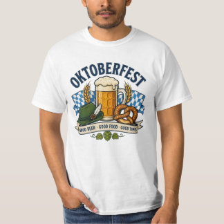 Vintage Oktoberfest Celebration Illustration T-Shirt