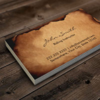 Vintage Old Burned Paper Equestrian