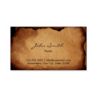 Vintage Old Burned Paper Pastor