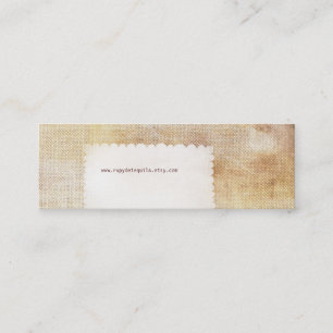 Vintage Old Elegant Mini Business Card