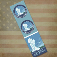 Vintage Old Faithful Travel Poster Artwork