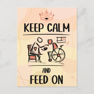 Vintage Old Fashion Caregiver, Nursing Gift Postcard