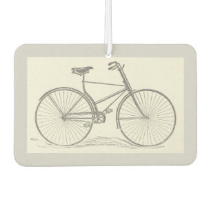 Vintage, Old Fashioned Bicycle Depiction Car Air Freshener