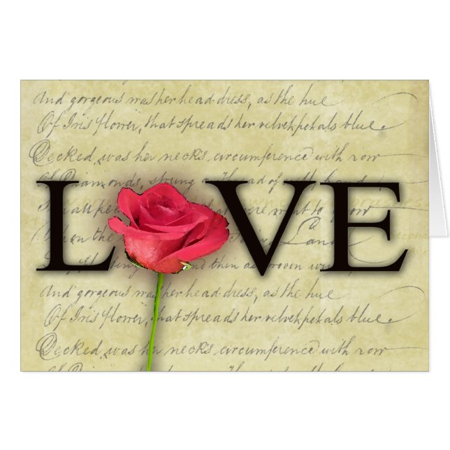 Vintage Old Fashioned Love (Front Horizontal)