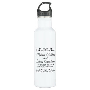 Vintage Old-Fashioned Western Theme Wedding 710 Ml Water Bottle