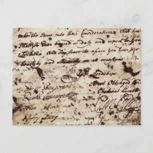 Vintage Old  Handwritten letter Postcard