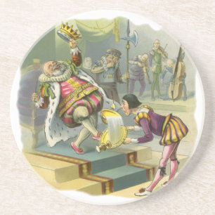Vintage Old King Cole Nursery Rhyme Poem Song Coaster