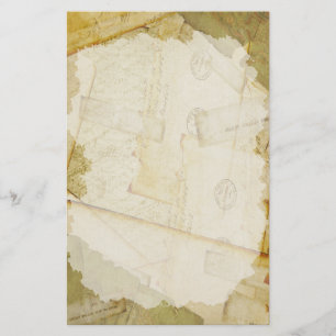 Vintage Old Letters Stationery