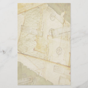 Vintage Old Letters Stationery