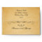 Vintage Old Paper Look Wedding Invitation Envelope