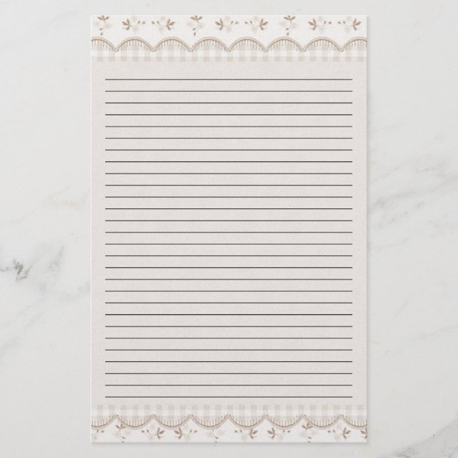 Vintage Old paper Stationery (Front)