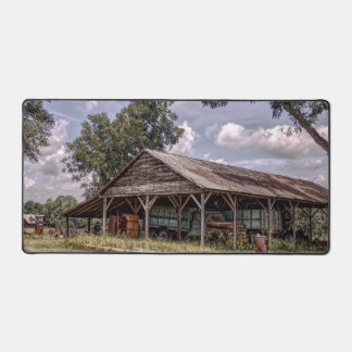 Vintage Old Roadside Barn in the Old South Desk Mat