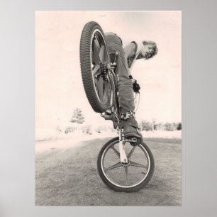 Vintage old school BMX Poster