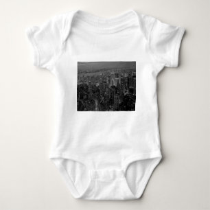 Vintage Old Style New York City Script Baby Bodysuit