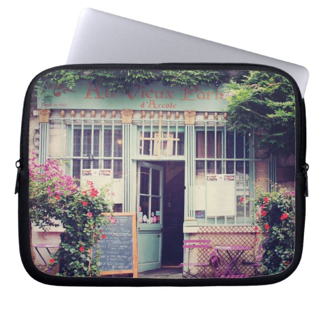 Vintage Old Town Paris Laptop Sleeve (Front)