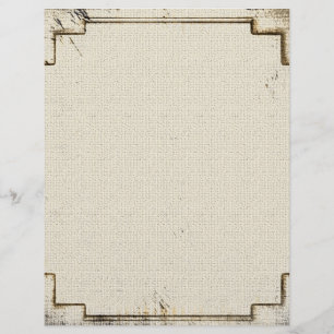 Vintage Old West Linen Stationery