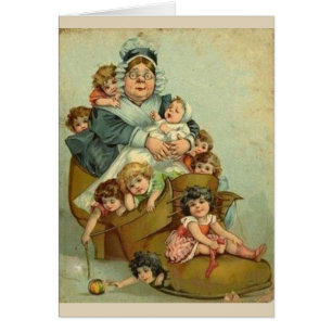 Vintage - Old Woman Who Lived in a Shoe,