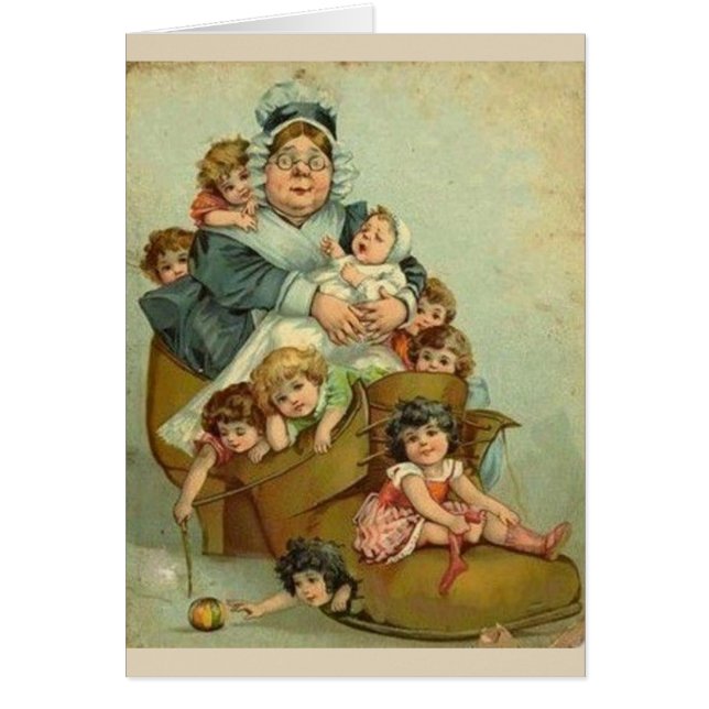 Vintage - Old Woman Who Lived in a Shoe, (Front)