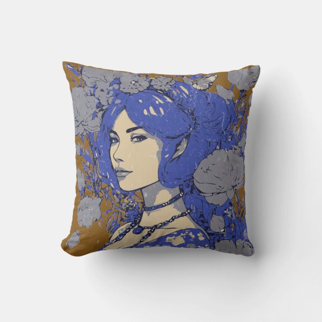 Vintage Old World Cushion (Front)