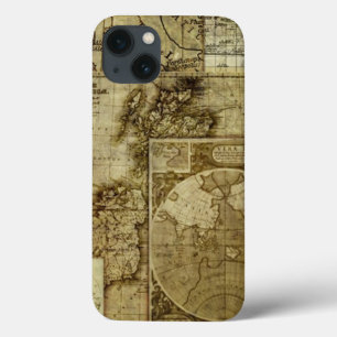 Vintage old world Maps Antique maps iPhone 13 Case