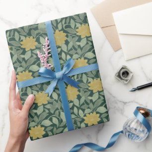 Vintage Olive Garden Pattern Wrapping Paper