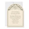 Vintage Olive Sun Moon Tarot Arch Wedding Invite