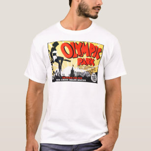 Vintage "Olympic Park" Poster - Irvington, NJ T-Shirt