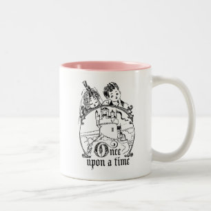 Vintage Once Upon a Time Apparel, Decor, and Gifts Two-Tone Coffee Mug