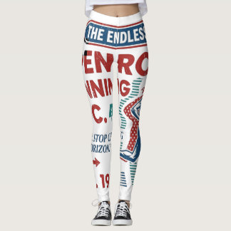 Vintage Open Road Running Club Retro Runner Tee Leggings