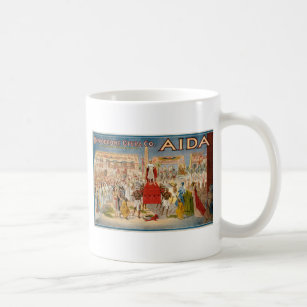 Vintage Opera Aida Artwork Coffee Mug