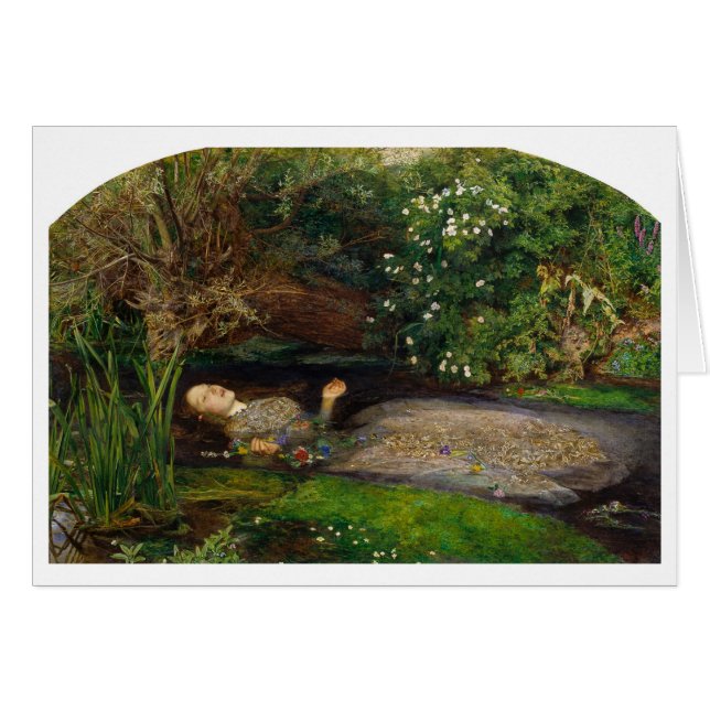 Vintage - Ophelia by Millais, (Front Horizontal)