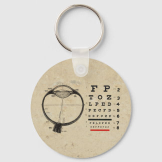 Vintage Ophthalmologist Key Ring