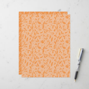 Vintage Orange Botanical