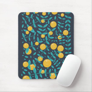 Vintage Orange Fruit Mouse Pad