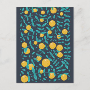 Vintage Orange Fruit Postcard