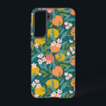 Vintage Orange & Lemon Blossom Pattern Samsung Galaxy Case<br><div class="desc">Vintage fruit patterns are a fun and stylish way to add a touch of retro to your home décor. Check out this fun orange and lemon blossom design.</div>