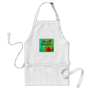 Vintage oranges fruit advertisement label standard apron