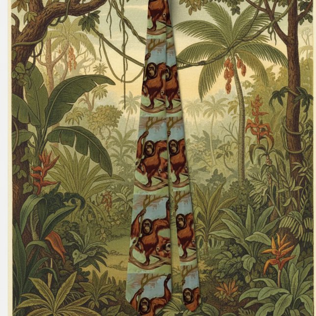 Vintage orangutan tie (Creator Uploaded)