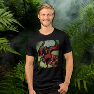 Vintage orangutans Tri-Blend shirt