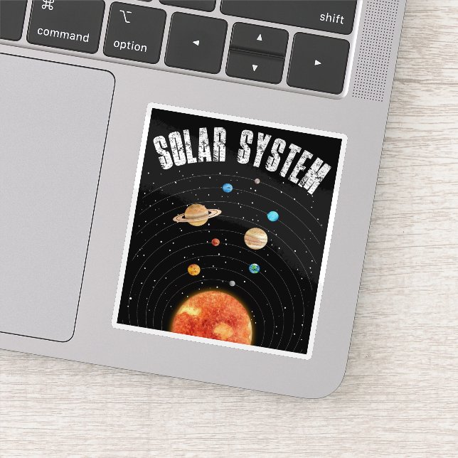 Vintage Orbits of the Planets Astronomy Lover  (Detail)