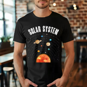Vintage Orbits of the Planets Astronomy Lover  T-Shirt