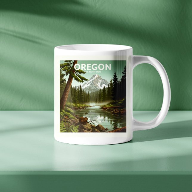 Vintage Oregon Coffee Mug (Creator Uploaded)