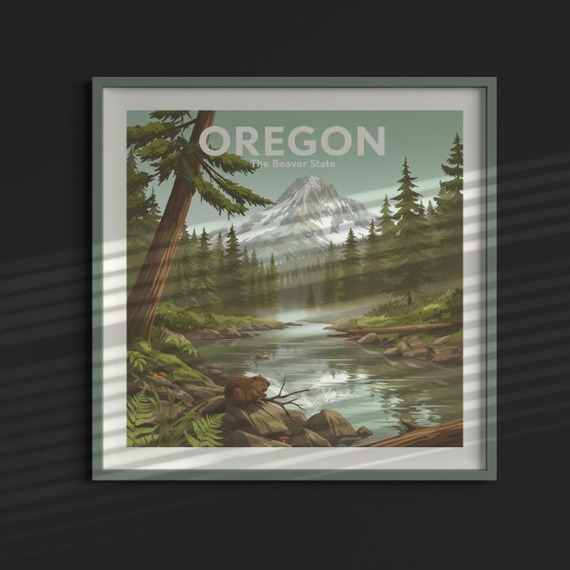  Vintage Oregon Poster (Creator Uploaded)