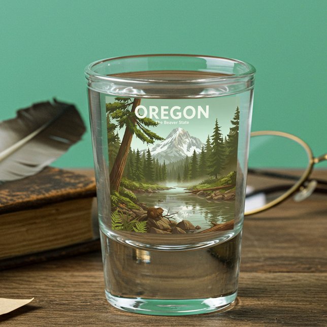  Vintage Oregon Shot Glass (Creator Uploaded)