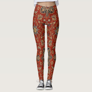 Vintage Oriental Persian Rug Leggings