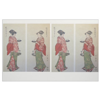 Vintage Oriental Women print fabric