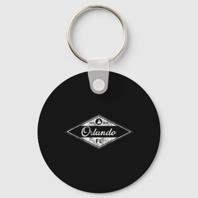 Vintage Orlando  Key Ring (Front)