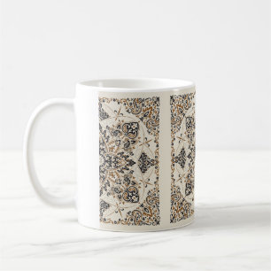 vintage ornament paisley Bandanna Print, silk neck Coffee Mug